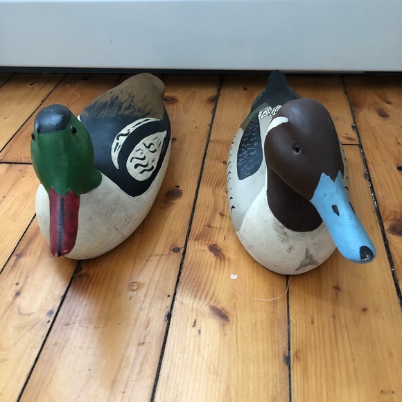 Primitive Antique wooden Ducks - Picture 1 of 3